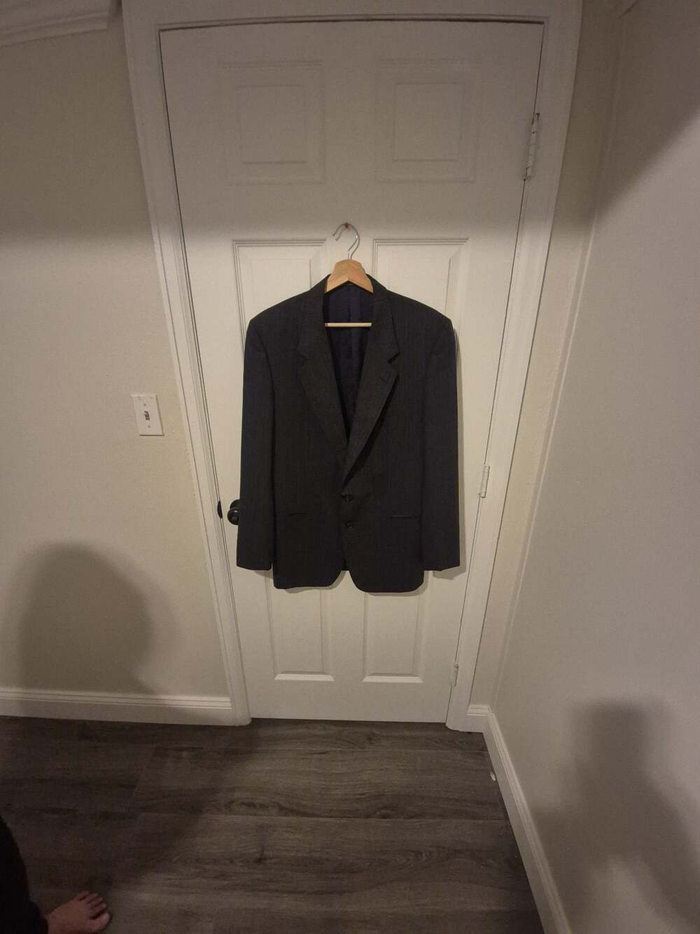 Ermenegildo Zegna at Perkins Shearer Men's Striped Wool Blazer Jacket